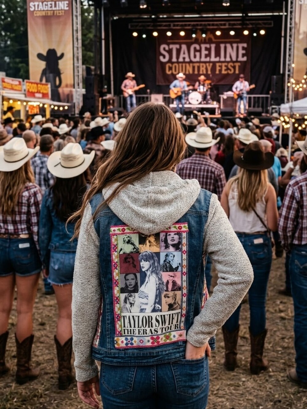 CUSTUM TAYLOR SWIFT EMBROIDERED JACKET